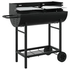 Parrilla de carbón 96,5 x 42,5 x 88,5 cm Negro