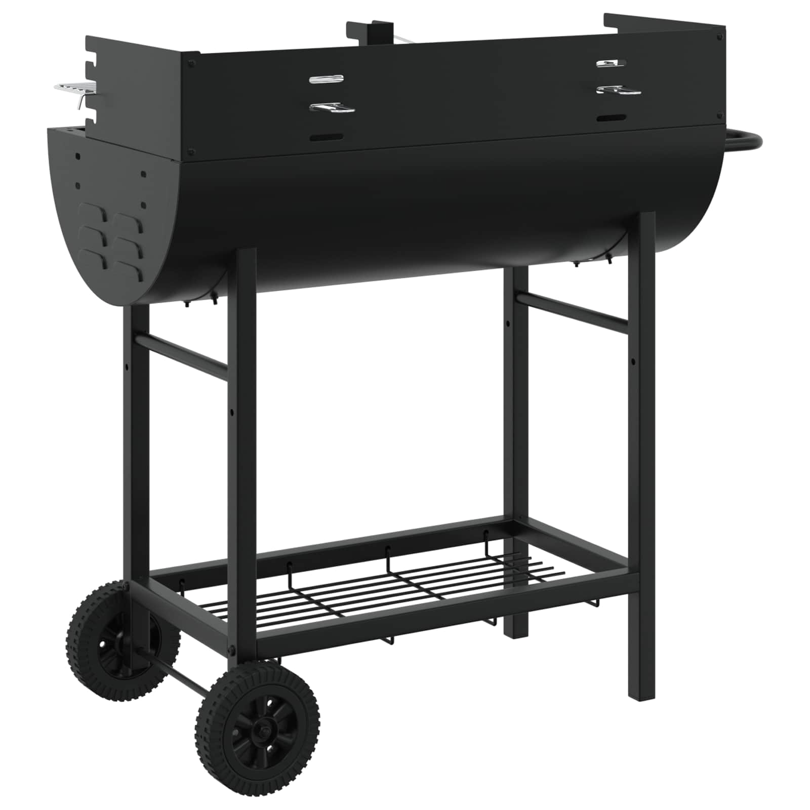 Parrilla de carbón 96,5 x 42,5 x 88,5 cm Negro