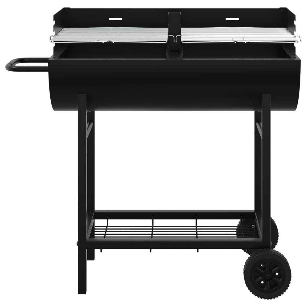 Parrilla de carbón 96,5 x 42,5 x 88,5 cm Negro