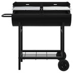 Parrilla de carbón 96,5 x 42,5 x 88,5 cm Negro
