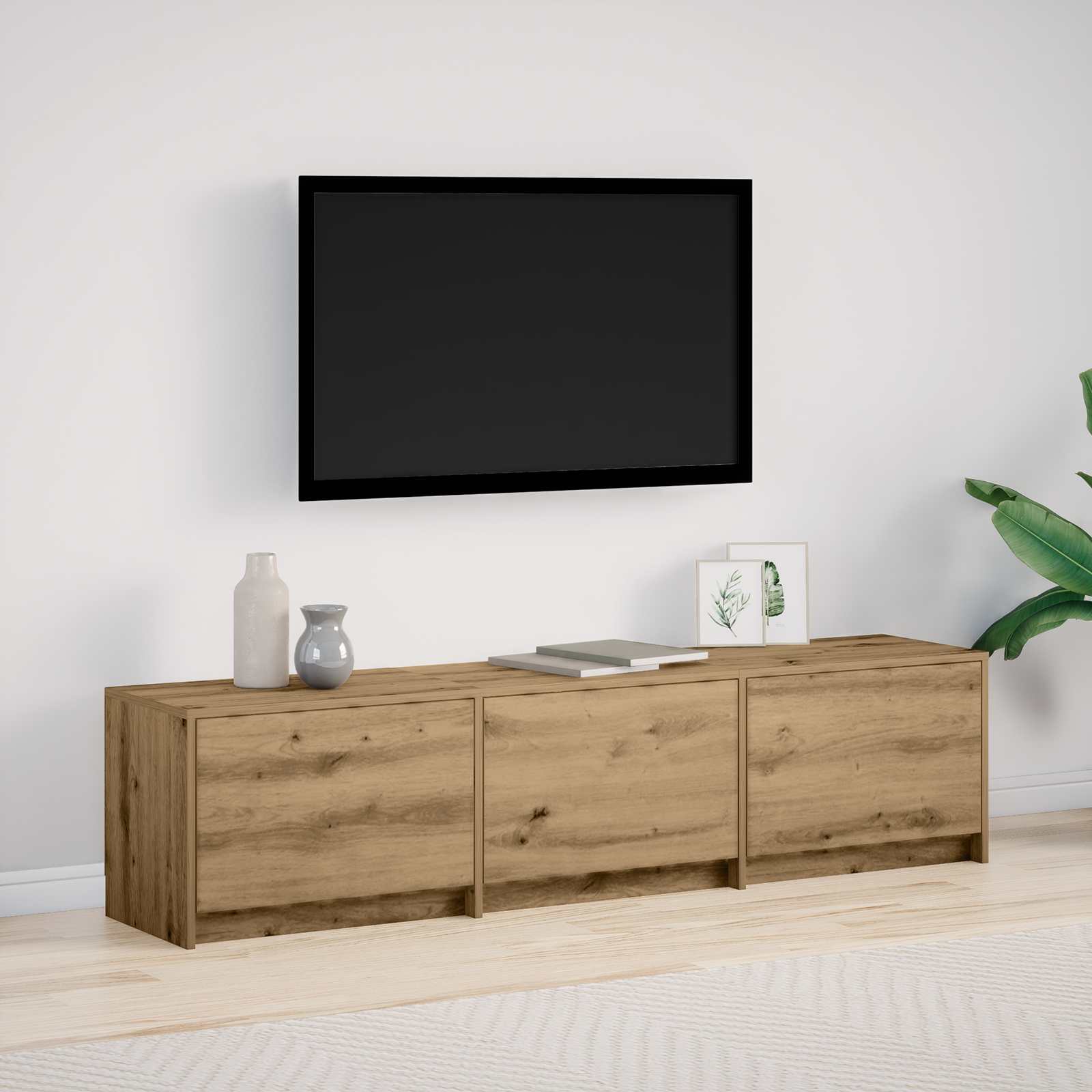 Mueble de TV 140 x 34 x 40 cm Madera vieja Madera de ingeniería