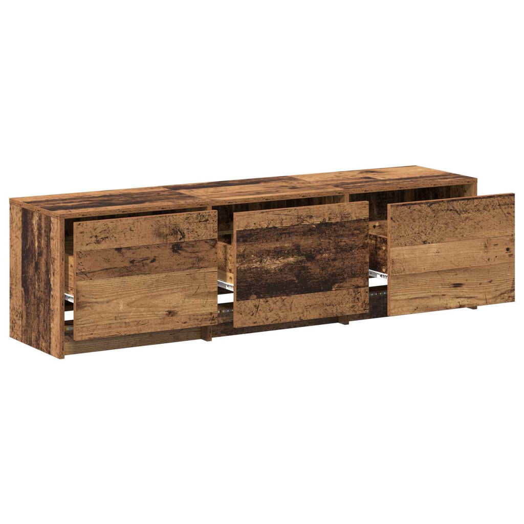 Mueble de TV 140 x 34 x 40 cm Madera vieja Madera de ingeniería