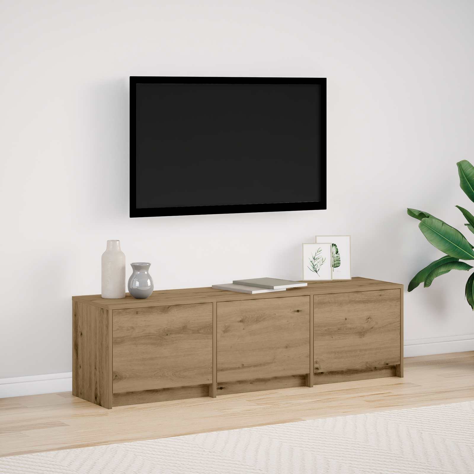 Mueble de TV 140 x 34 x 40 cm Madera vieja Madera de ingeniería