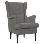 Sillón Gris oscuro Terciopelo