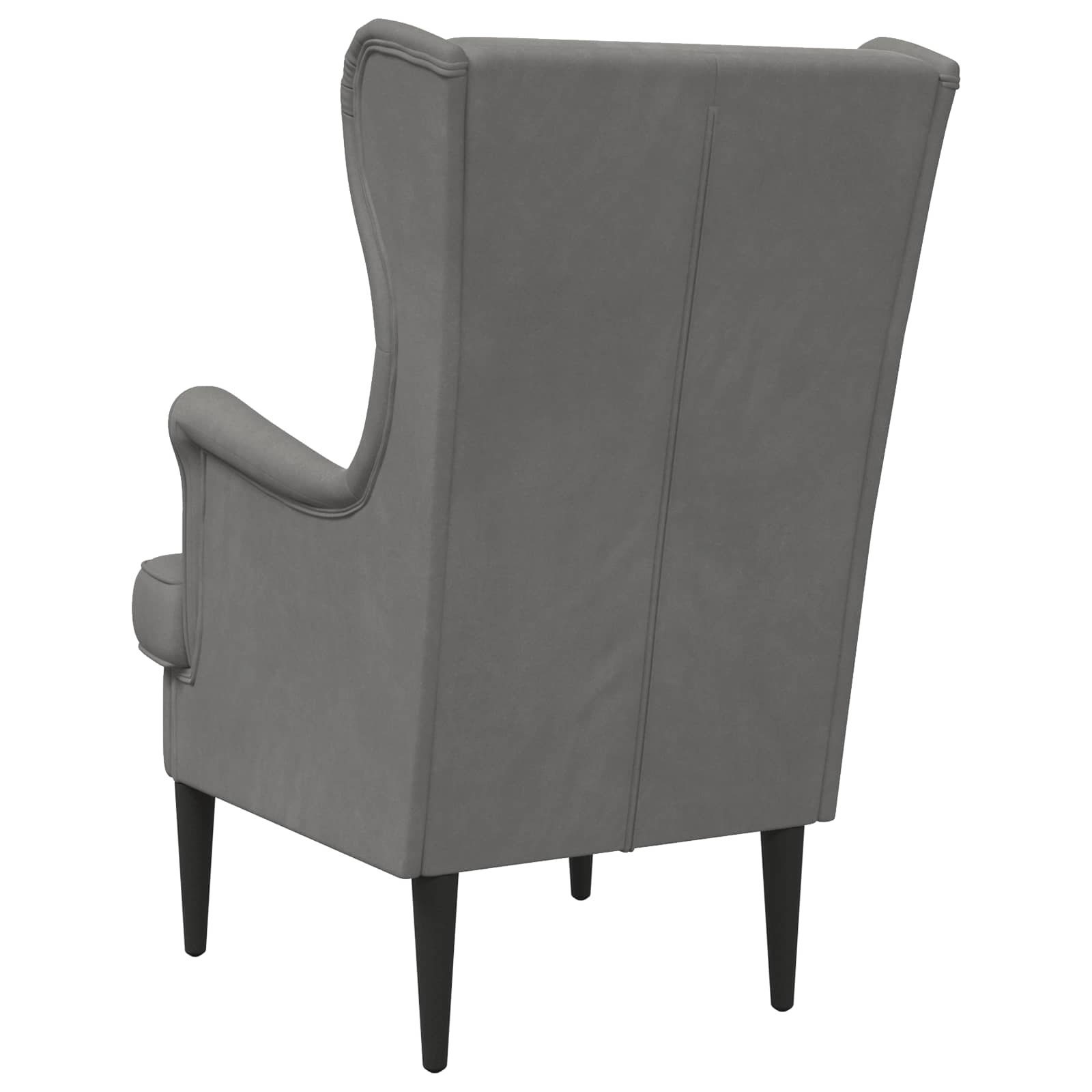 Sillón Gris oscuro Terciopelo