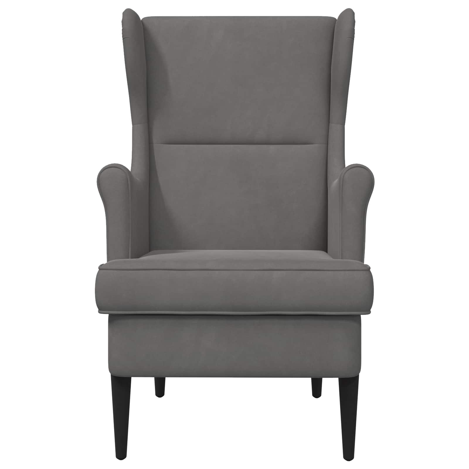 Sillón Gris oscuro Terciopelo