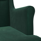Sillón Verde oscuro Terciopelo
