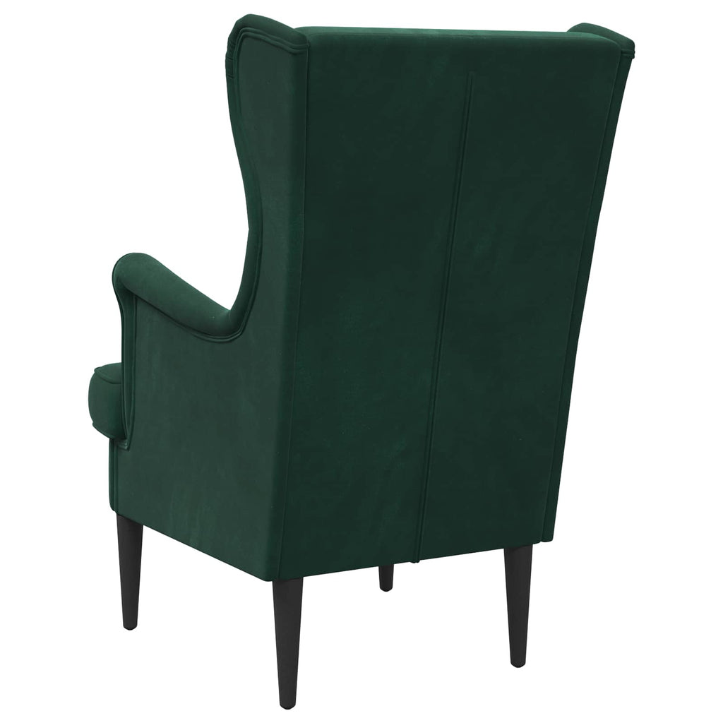 Sillón Verde oscuro Terciopelo