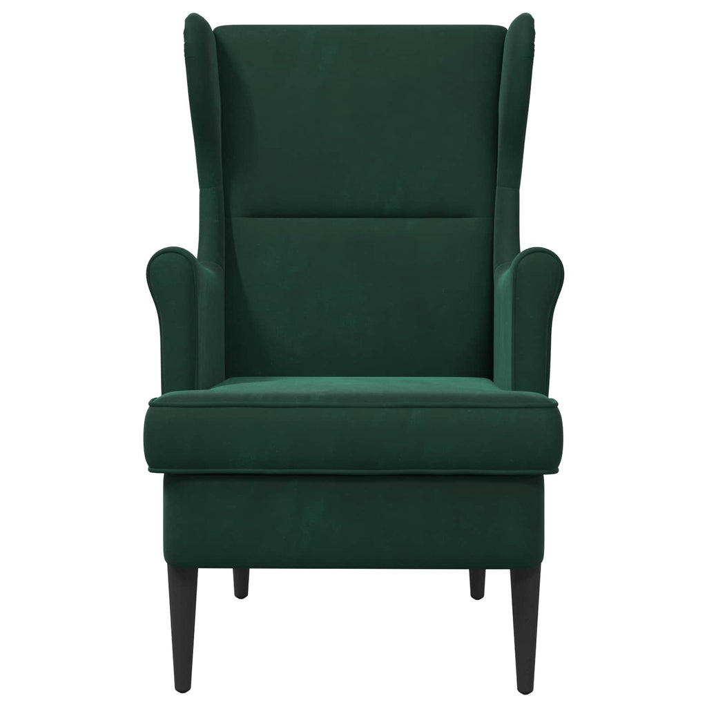 Sillón Verde oscuro Terciopelo