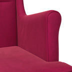 Sillón Rojo vino Terciopelo