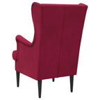 Sillón Rojo vino Terciopelo
