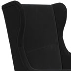 Sillón Negro Terciopelo
