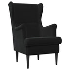 Sillón Negro Terciopelo