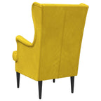 Sillón Amarillo Terciopelo