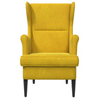 Sillón Amarillo Terciopelo