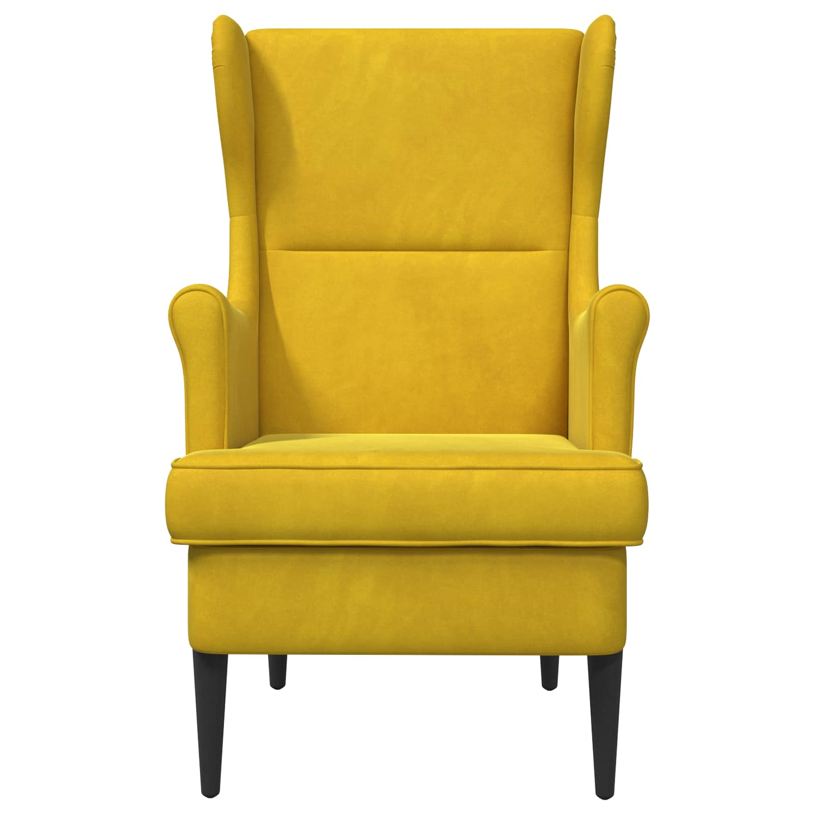 Sillón Amarillo Terciopelo