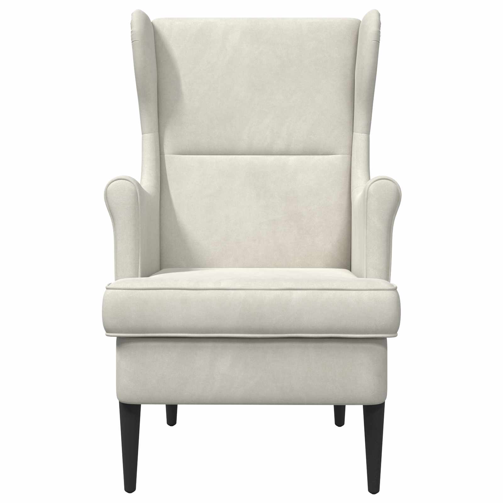 Sillón Crema Terciopelo
