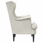 Sillón Crema Terciopelo