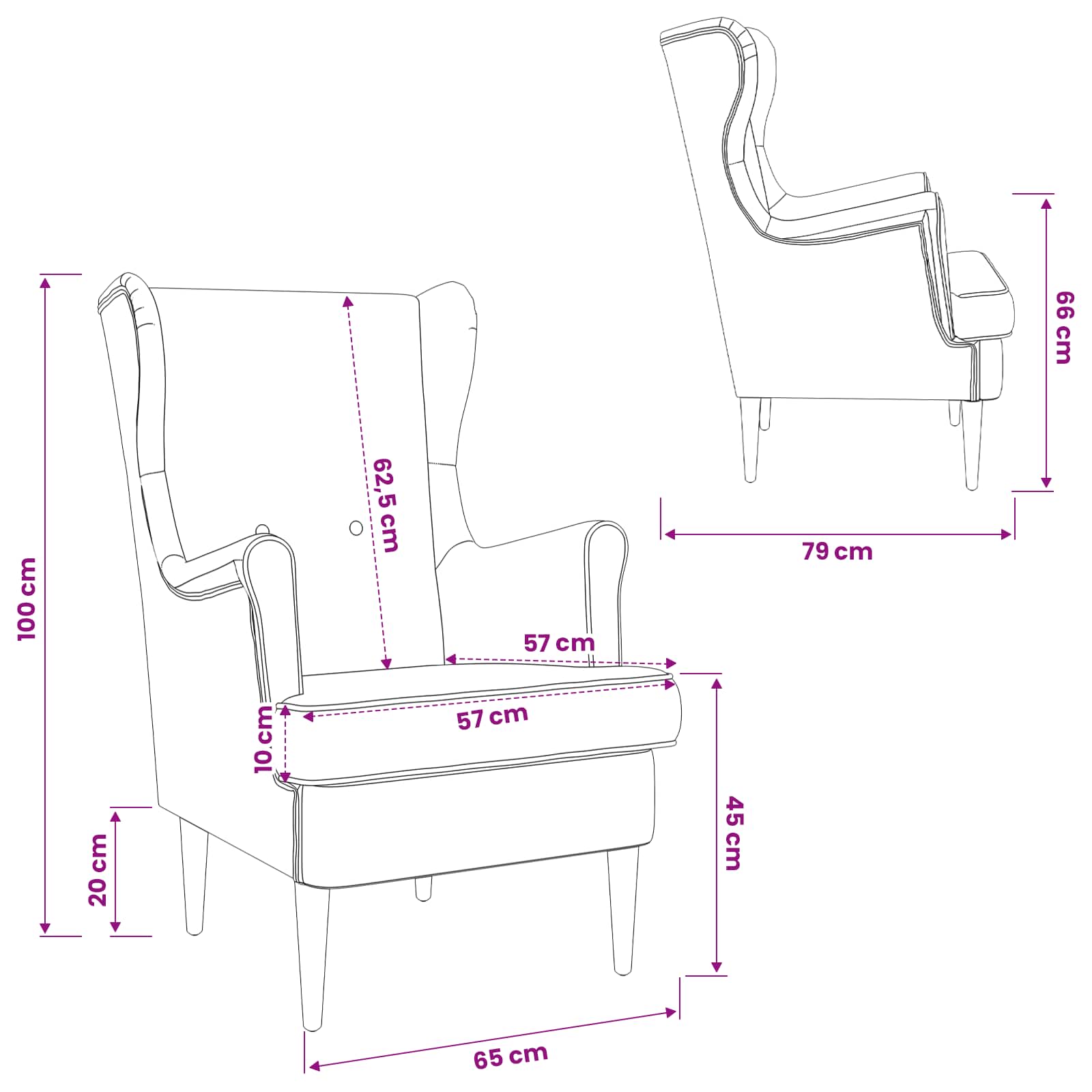 Sillón Arena ARES