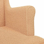 Sillón Beige Bouclé
