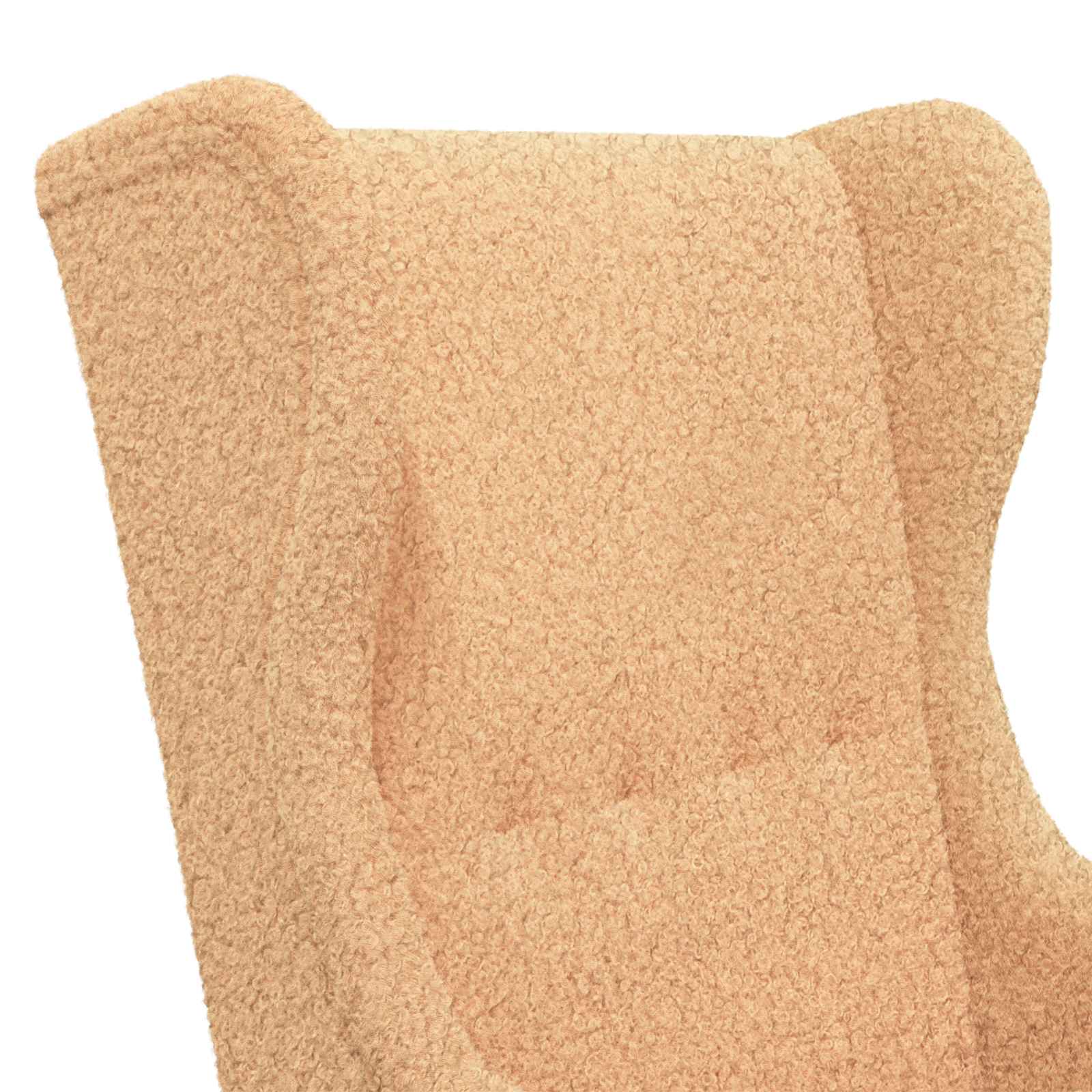 Sillón Beige Bouclé