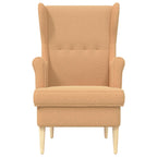 Sillón Beige Bouclé