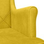 Sillón Amarillo Terciopelo