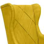 Sillón Amarillo Terciopelo