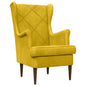 Yellow Velvet Armchair