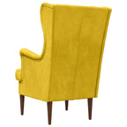 Sillón Amarillo Terciopelo