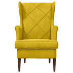 Sillón Amarillo Terciopelo