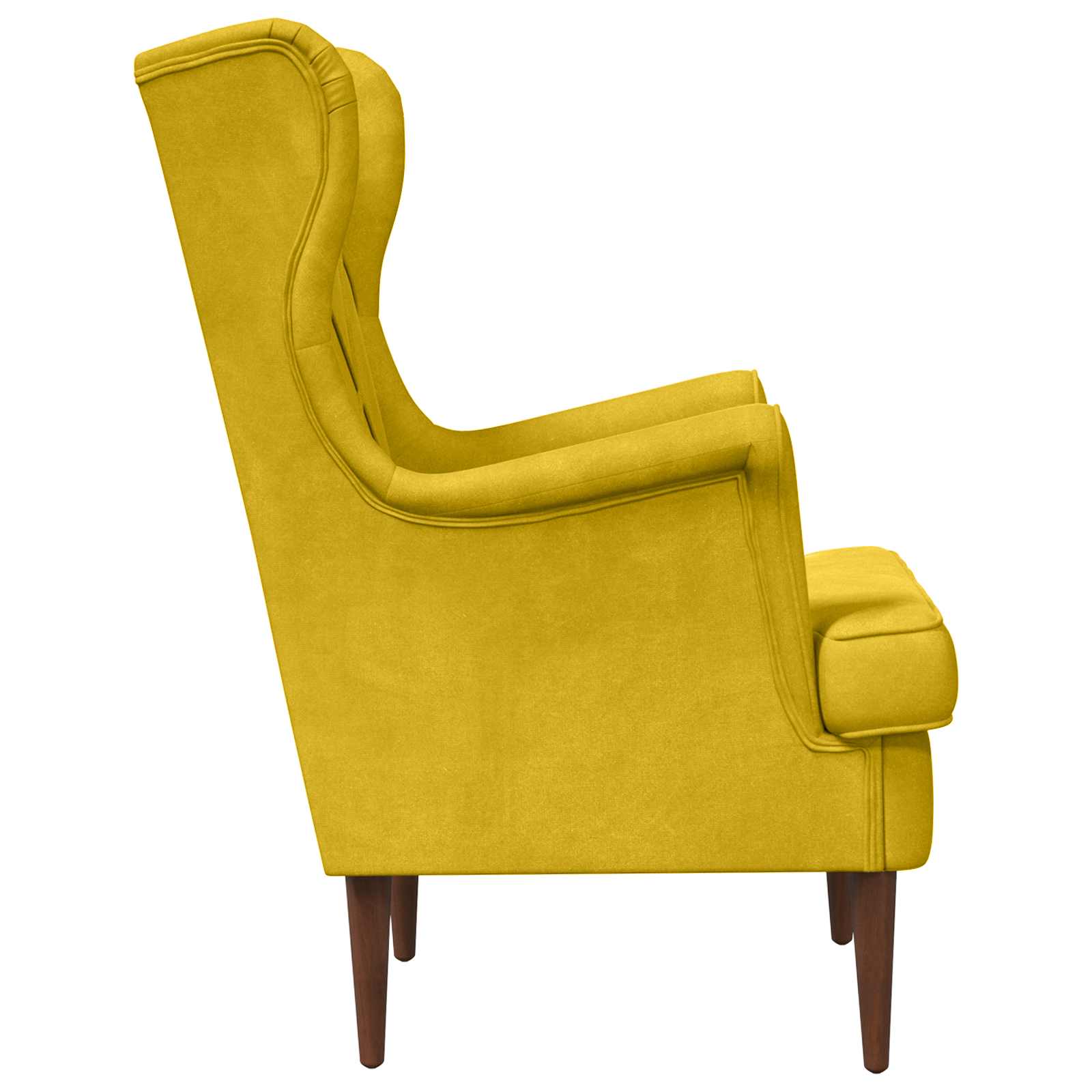 Sillón Amarillo Terciopelo