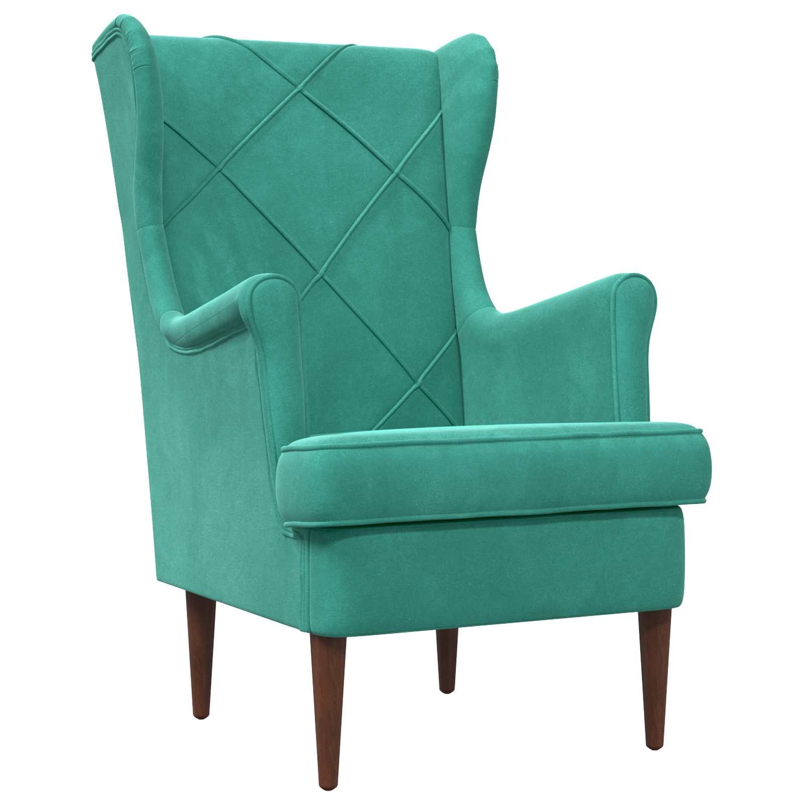 Yellow Velvet Armchair