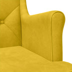 Sillón Amarillo Terciopelo
