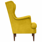 Sillón Amarillo Terciopelo