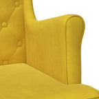 Sillón Amarillo Terciopelo