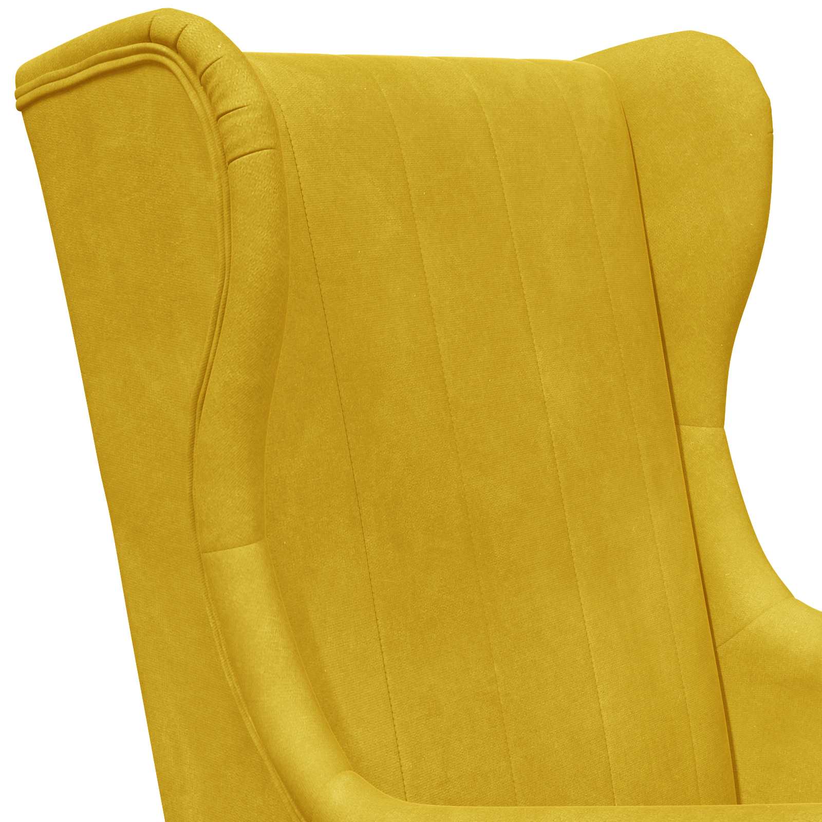 Sillón Amarillo Terciopelo