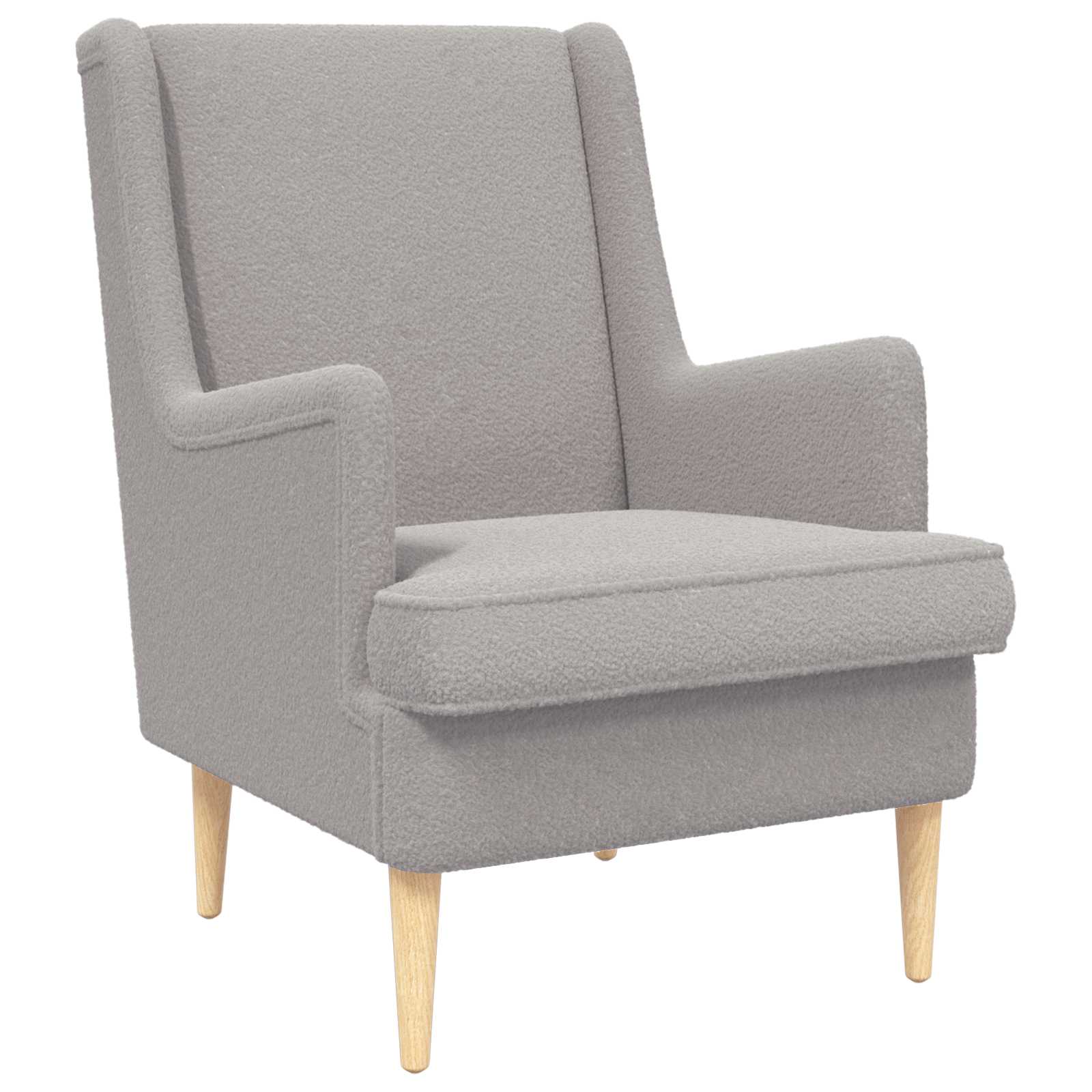 Sillón Crema Bouclé