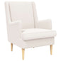 Bouclé Cream Armchair