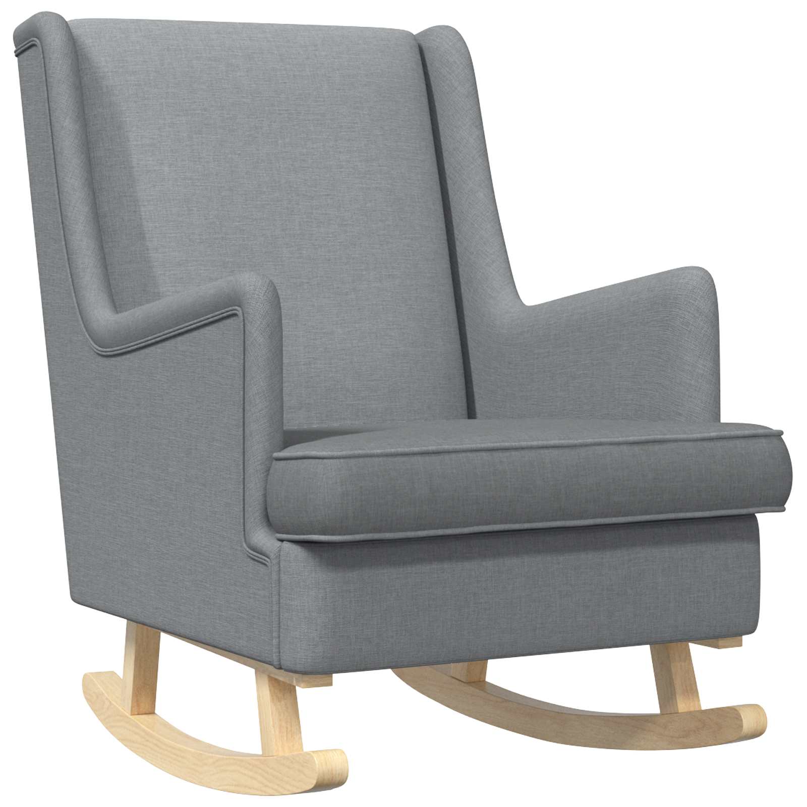 Blue Rocking Chair 62 x 80 x 85 cm fabric