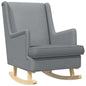 Blue Rocking Chair 62 x 80 x 85 cm fabric