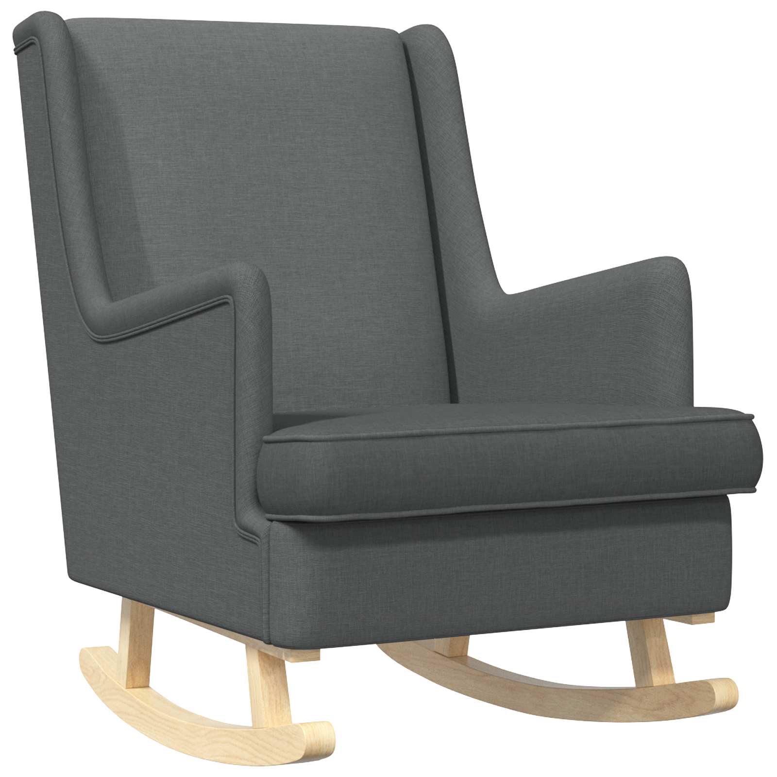 Blue Rocking Chair 62 x 80 x 85 cm fabric