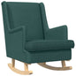 Blue Rocking Chair 62 x 80 x 85 cm fabric