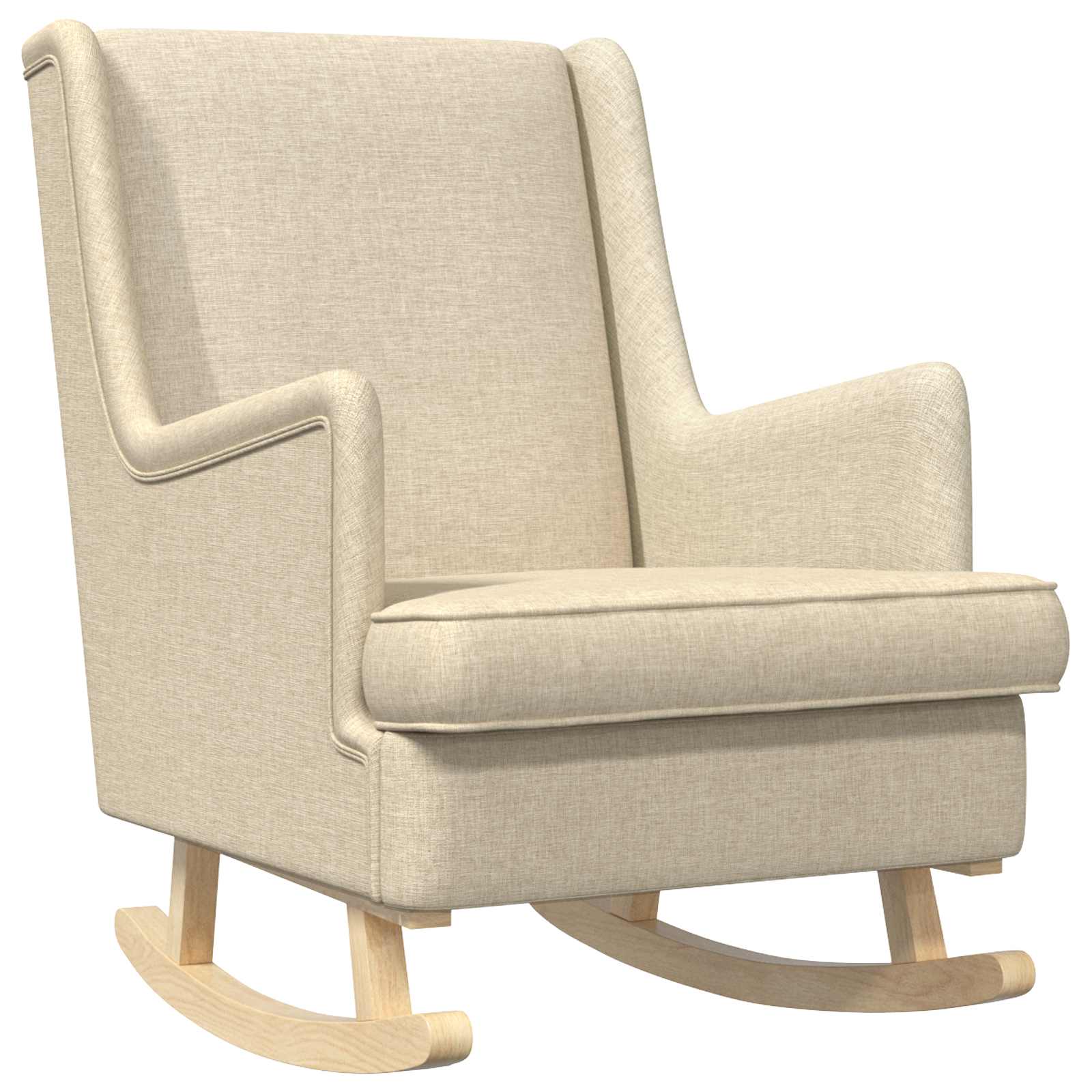 Blue Rocking Chair 62 x 80 x 85 cm fabric