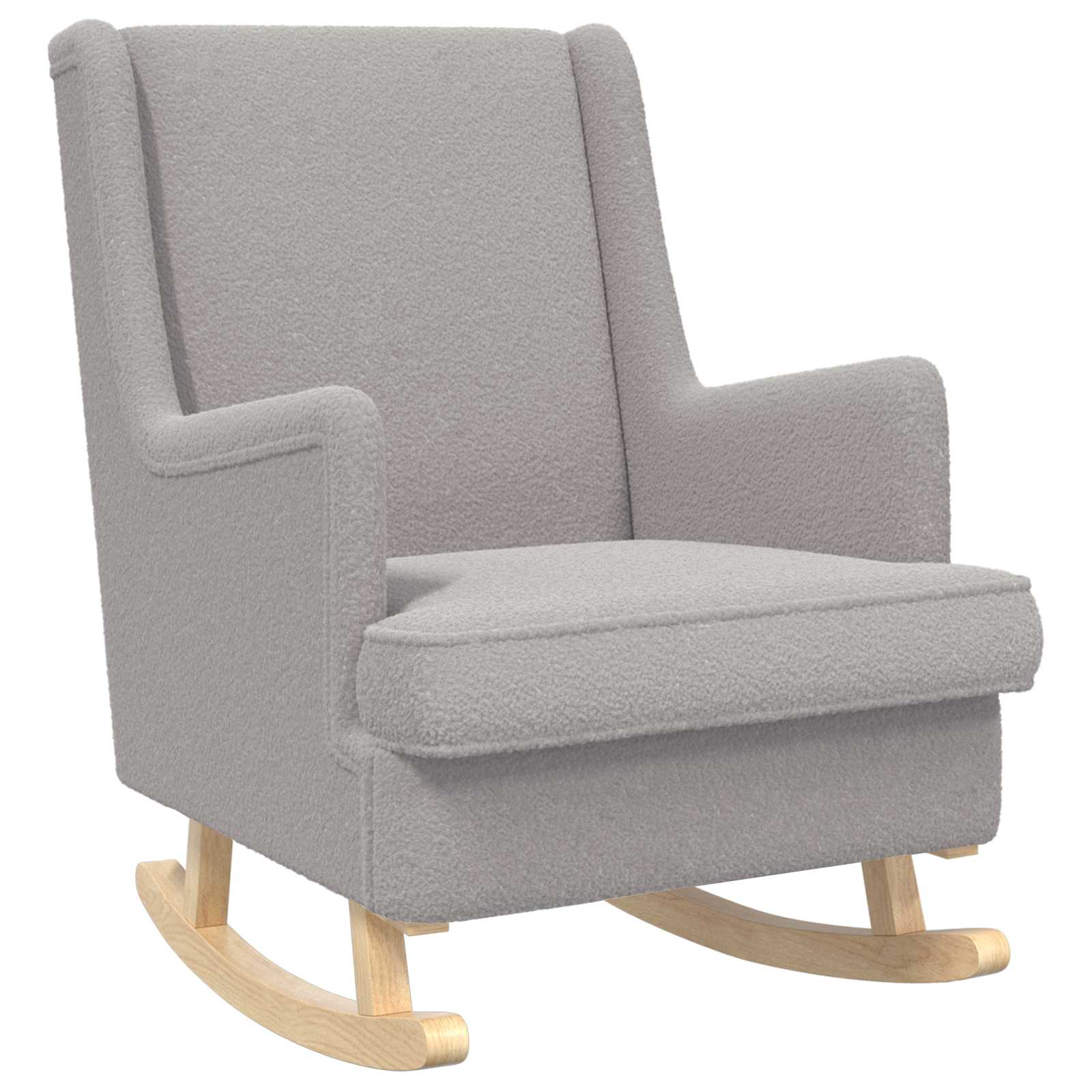Mecedora Beige 62 x 80 x 85 cm Bouclé