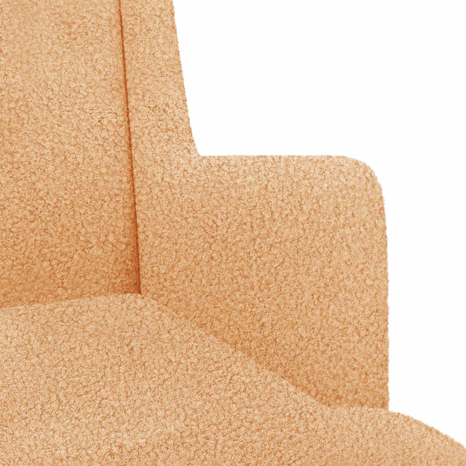 Mecedora Beige 62 x 80 x 85 cm Bouclé