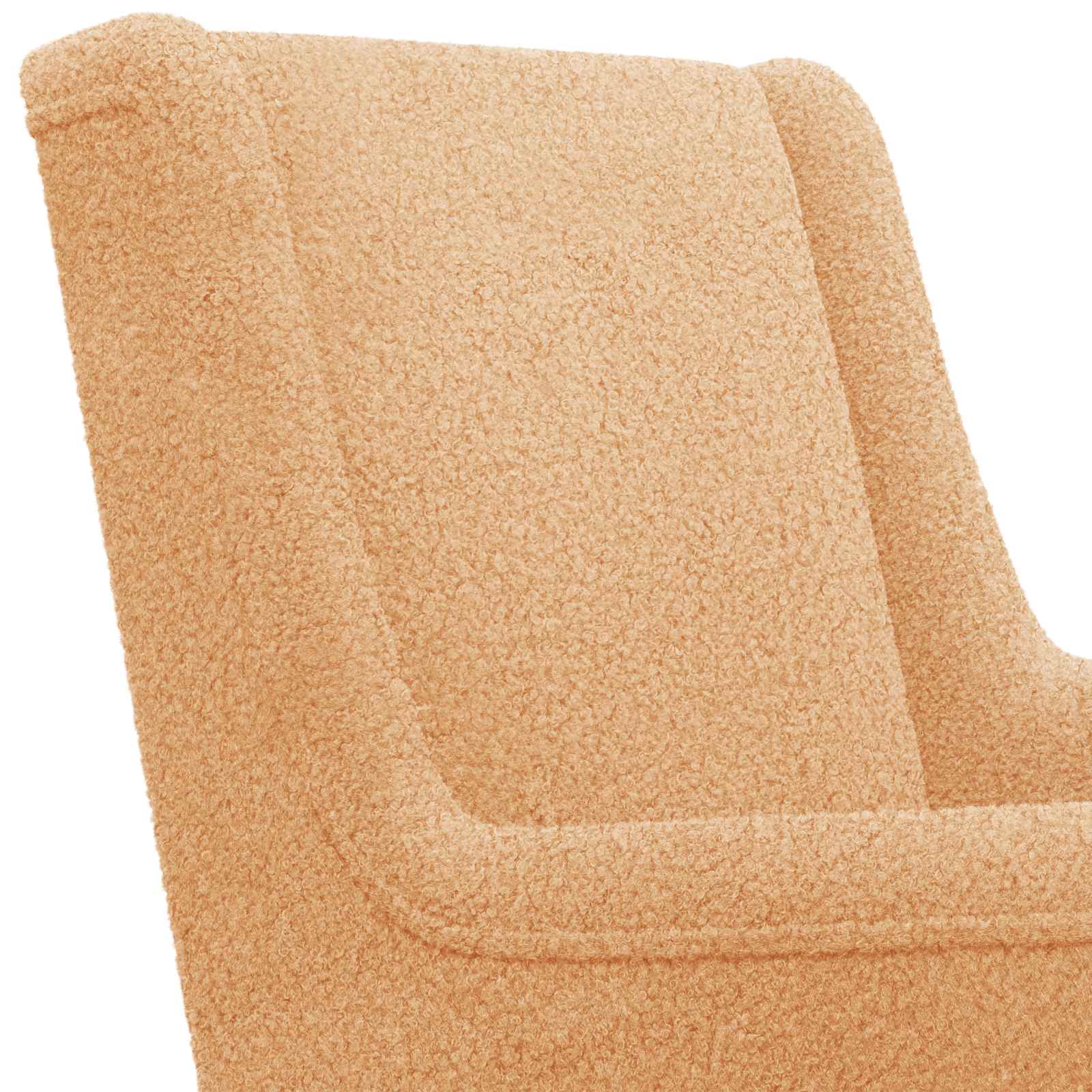 Mecedora Beige 62 x 80 x 85 cm Bouclé