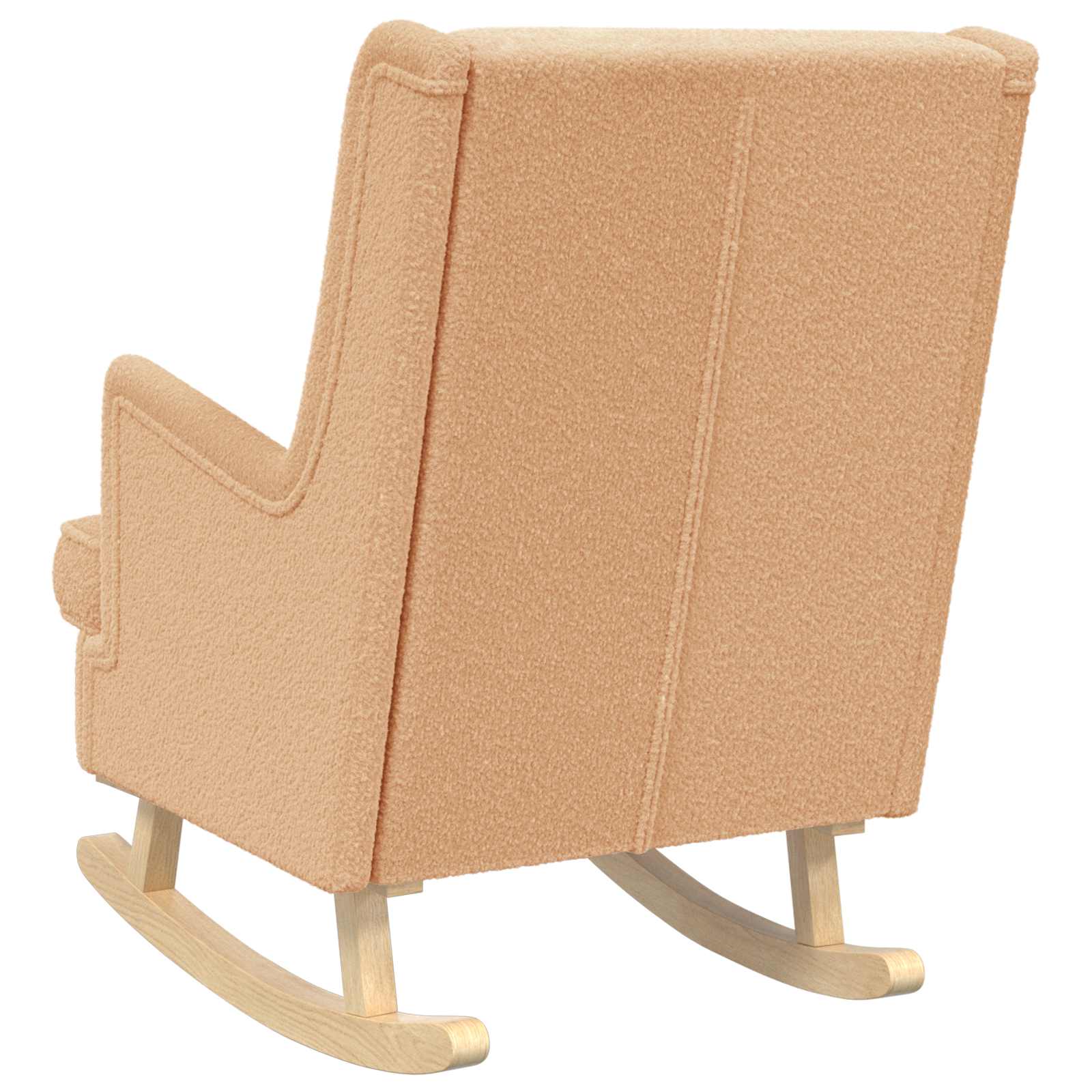 Mecedora Beige 62 x 80 x 85 cm Bouclé