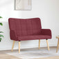 Two-Seater Sofa 115 x 61 x 87 cm fabric