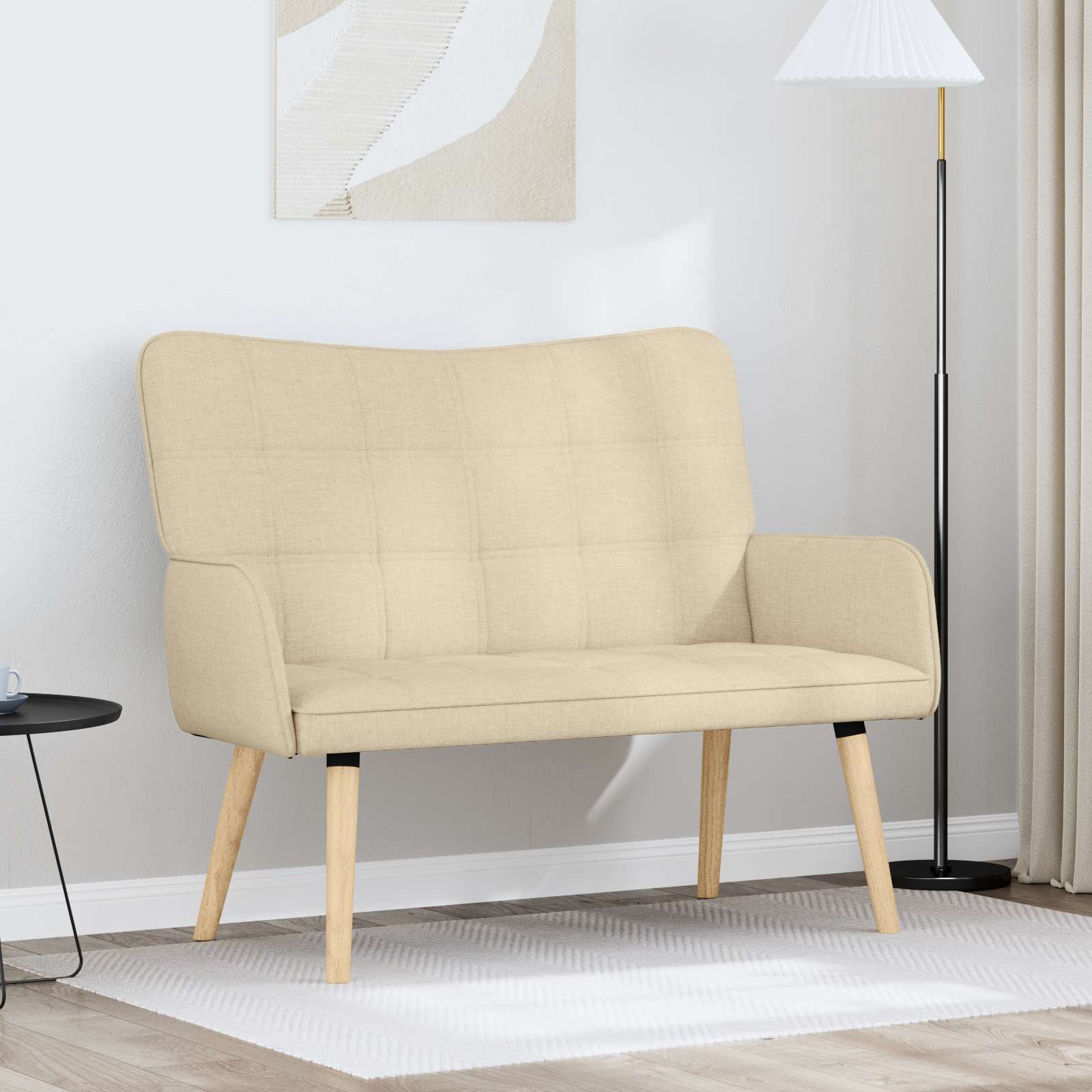 Sofá de Dois Lugares 115 x 61 x 87 cm tecido